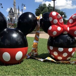 Mickey and Minnie Mouse Popcorn Buckets